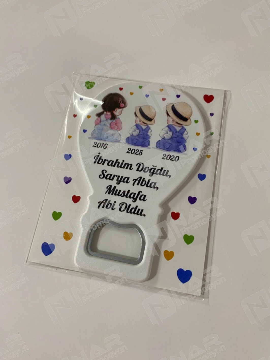 Kartlı Balon Açacak Magnet 