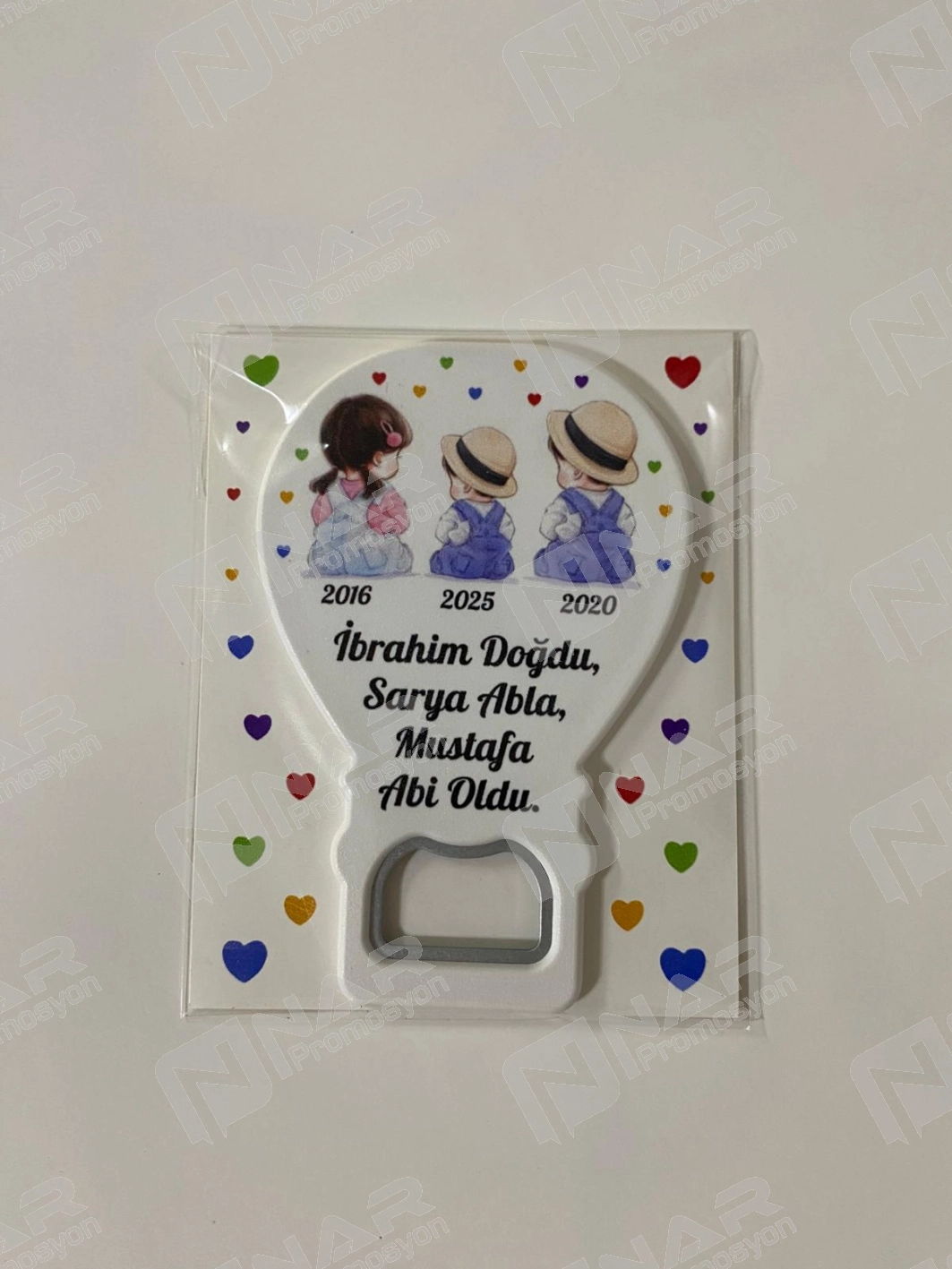 Kartlı Balon Açacak Magnet 