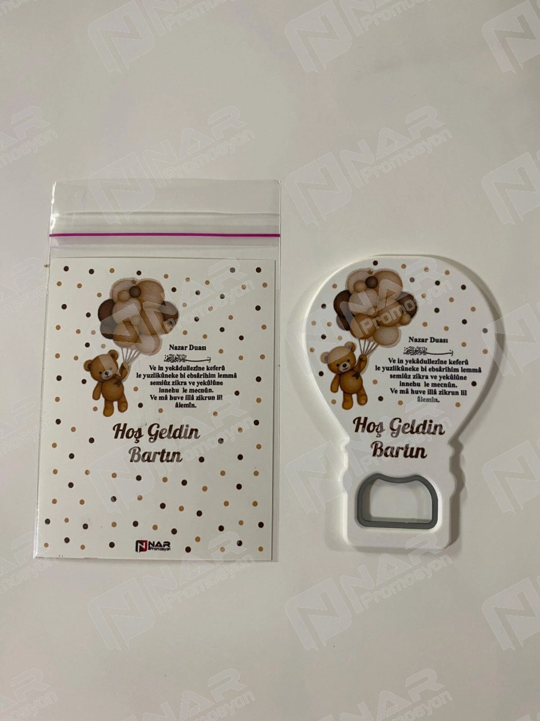 Kartlı Balon Açacak Magnet 