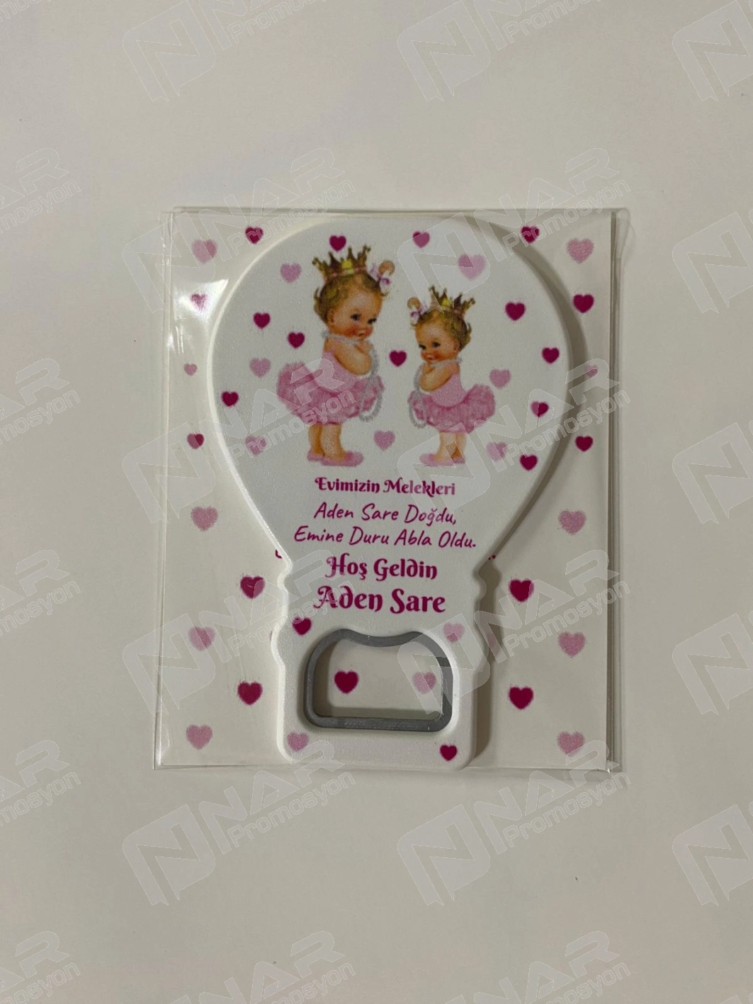 Kartlı Balon Açacak Magnet 