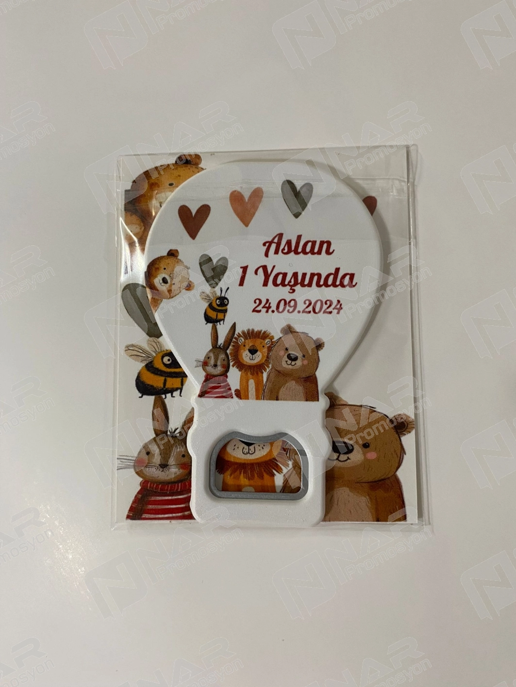 Kartlı Balon Açacak Magnet 