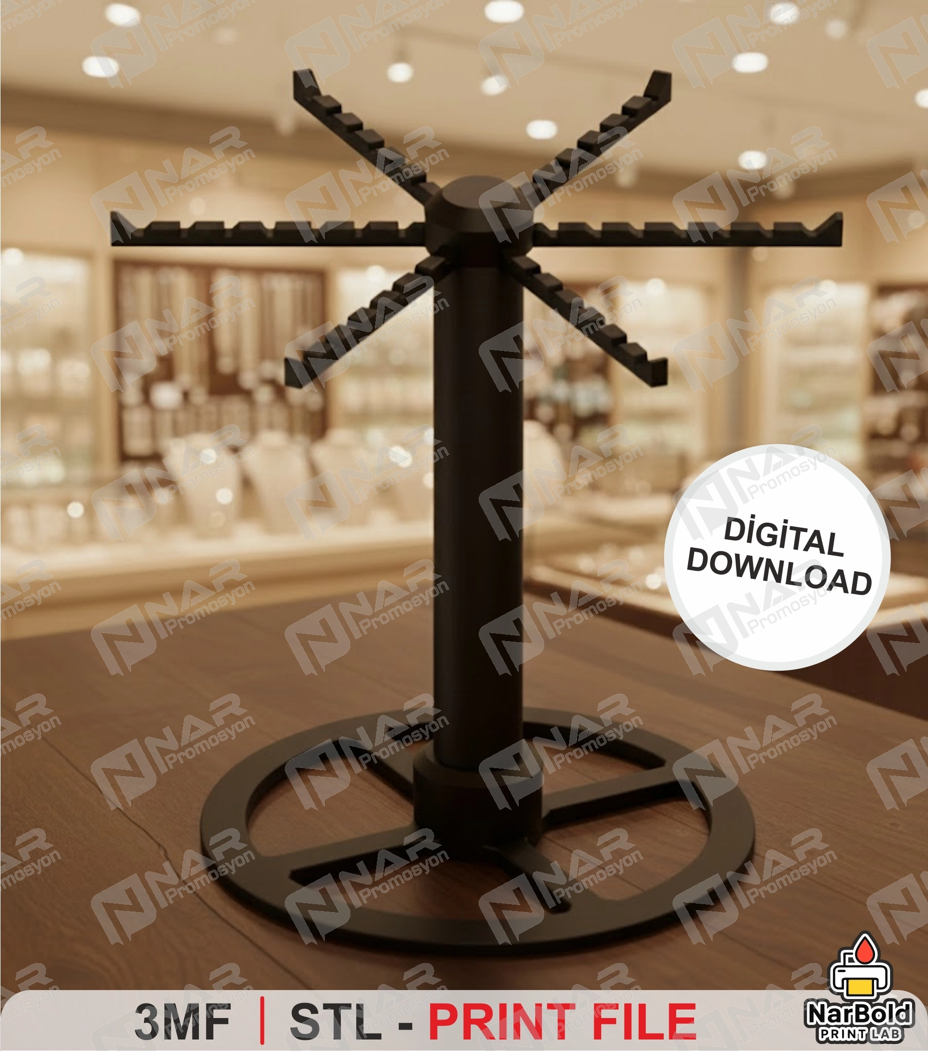 Anahtarlık Standı 50’li