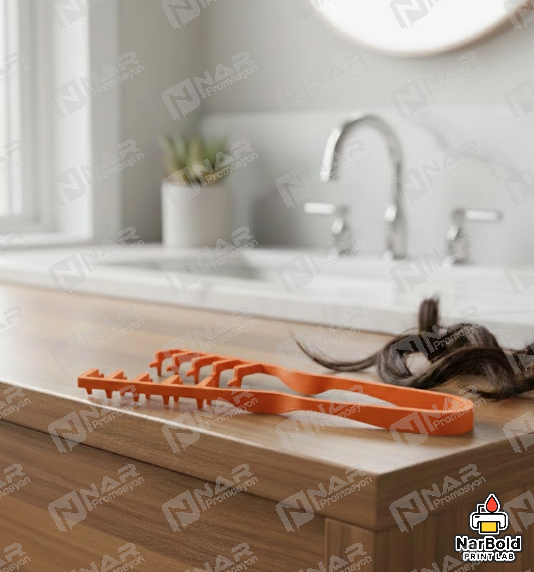 Mucizevi French Crop Düz Saç Şekillendirme Tarağı - Nar Pro