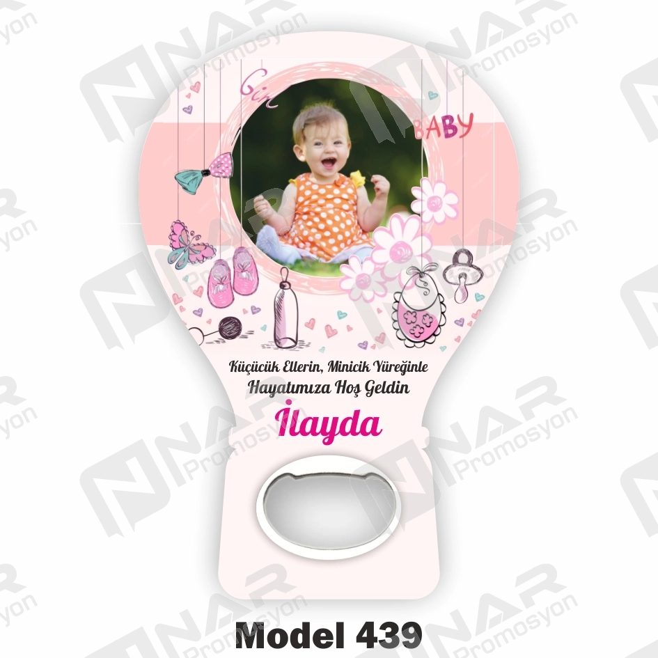 Resimli Balon Açacak Magnet 