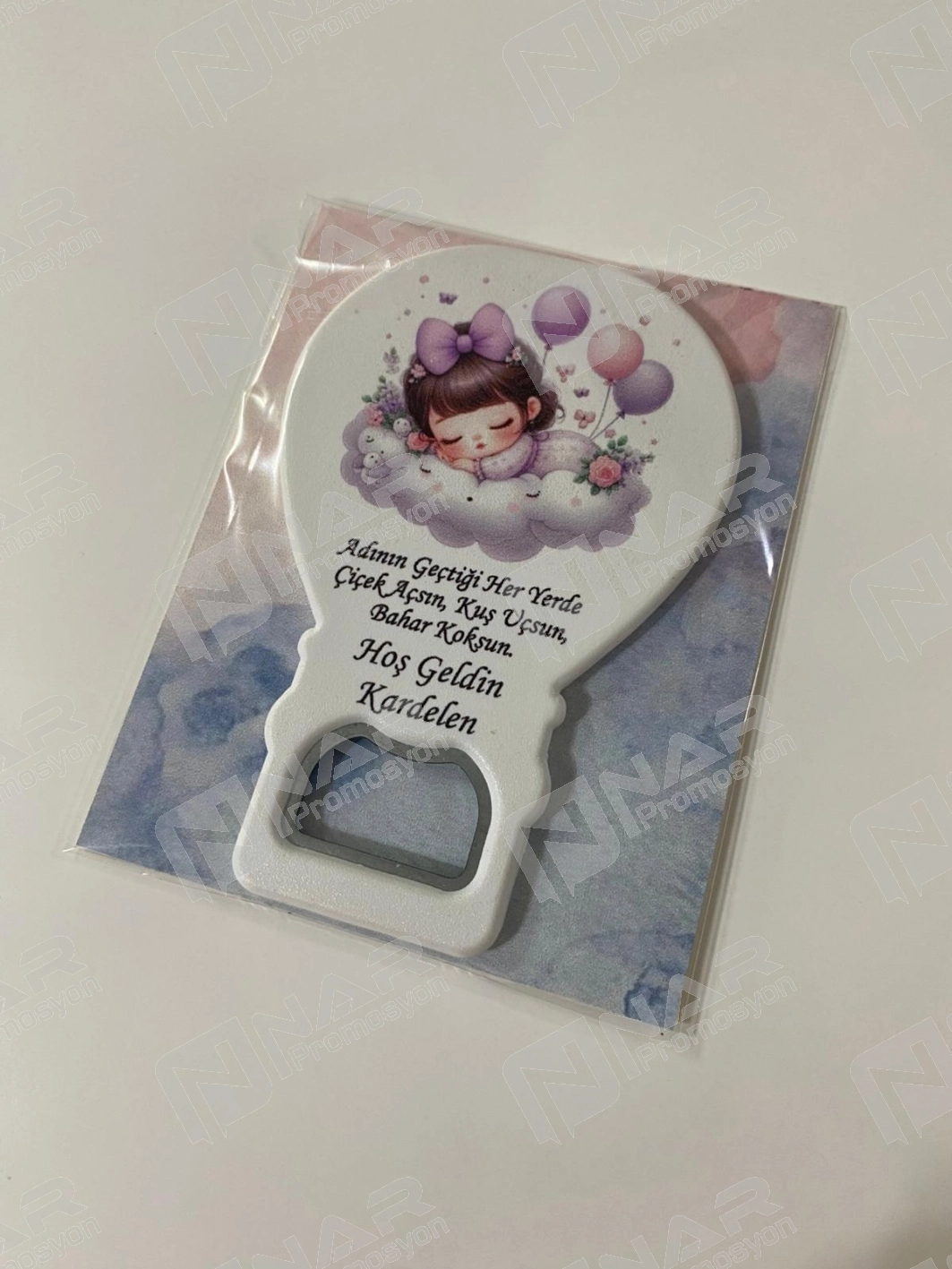 Kartlı Balon Açacak Magnet 