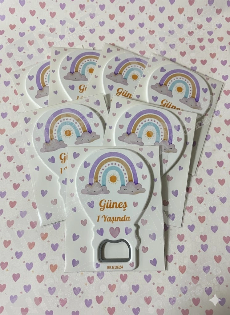 Kartlı Balon Açacak Magnet 