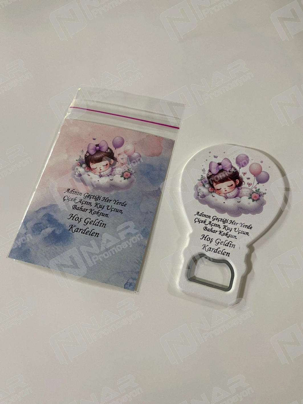 Kartlı Balon Açacak Magnet 