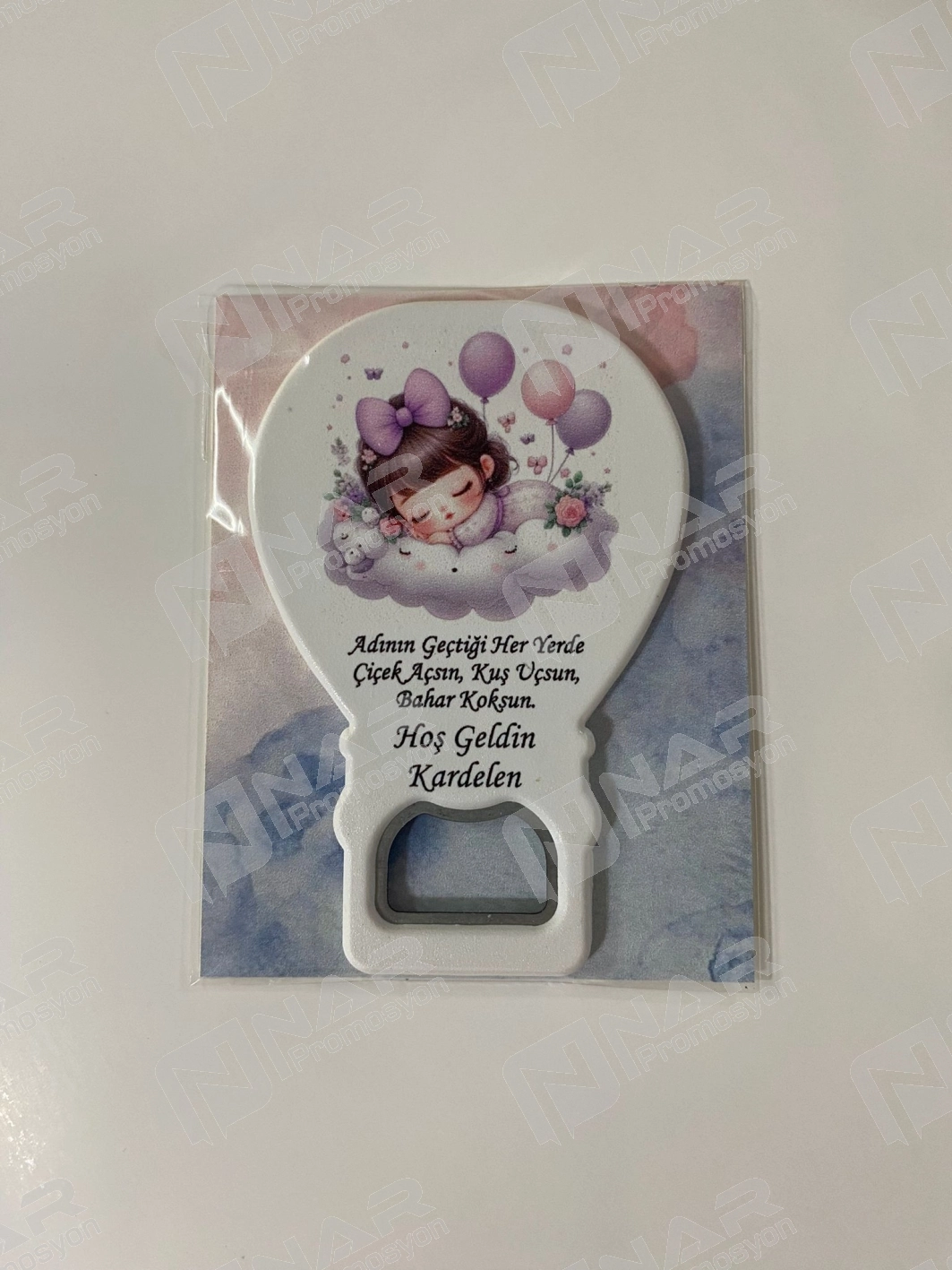 Kartlı Balon Açacak Magnet 