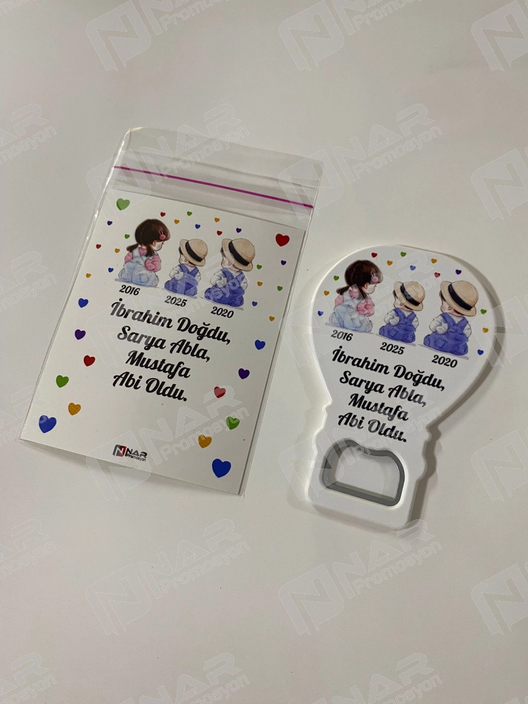 Kartlı Balon Açacak Magnet 