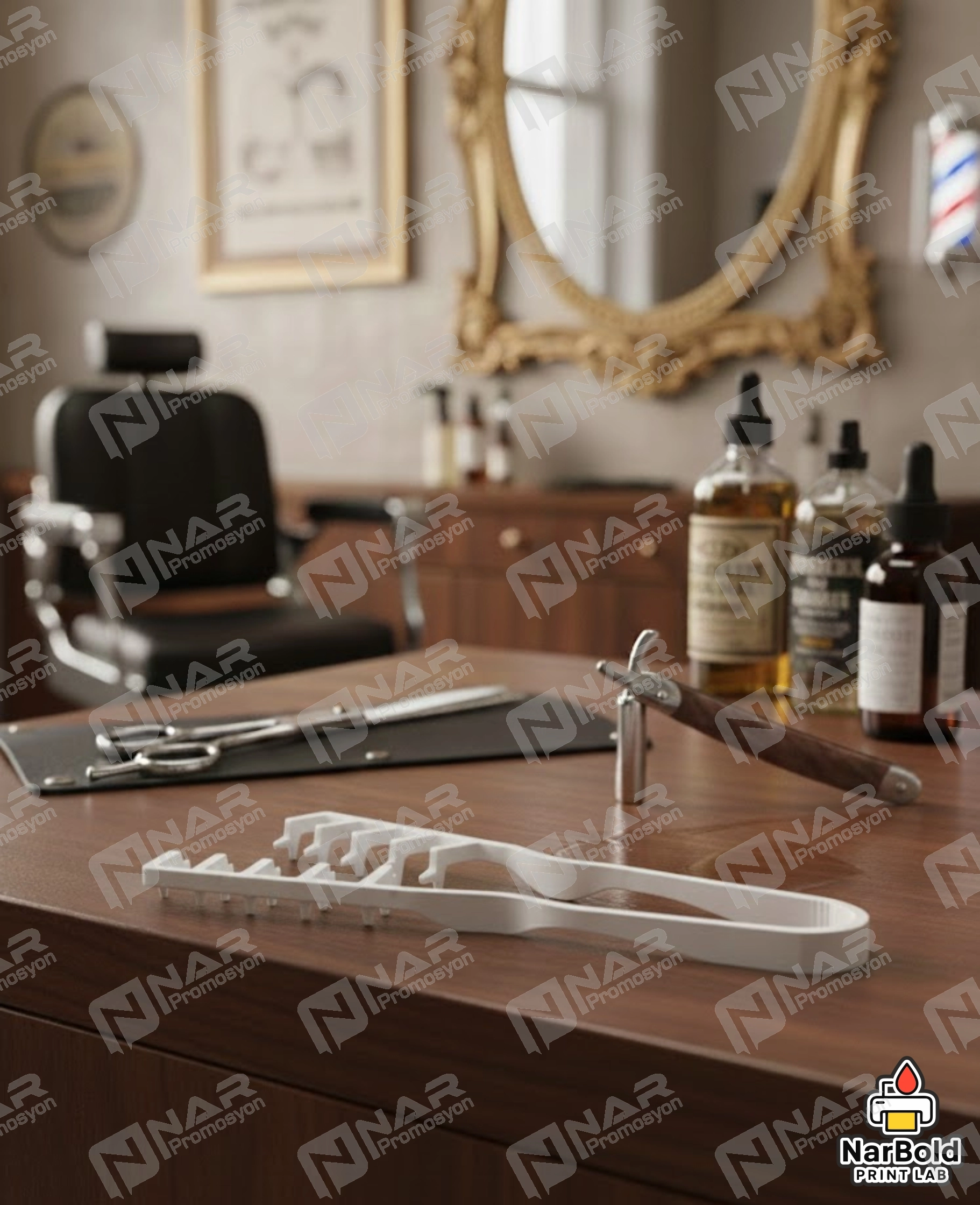 Mucizevi French Crop Düz Saç Şekillendirme Tarağı - Nar Pro