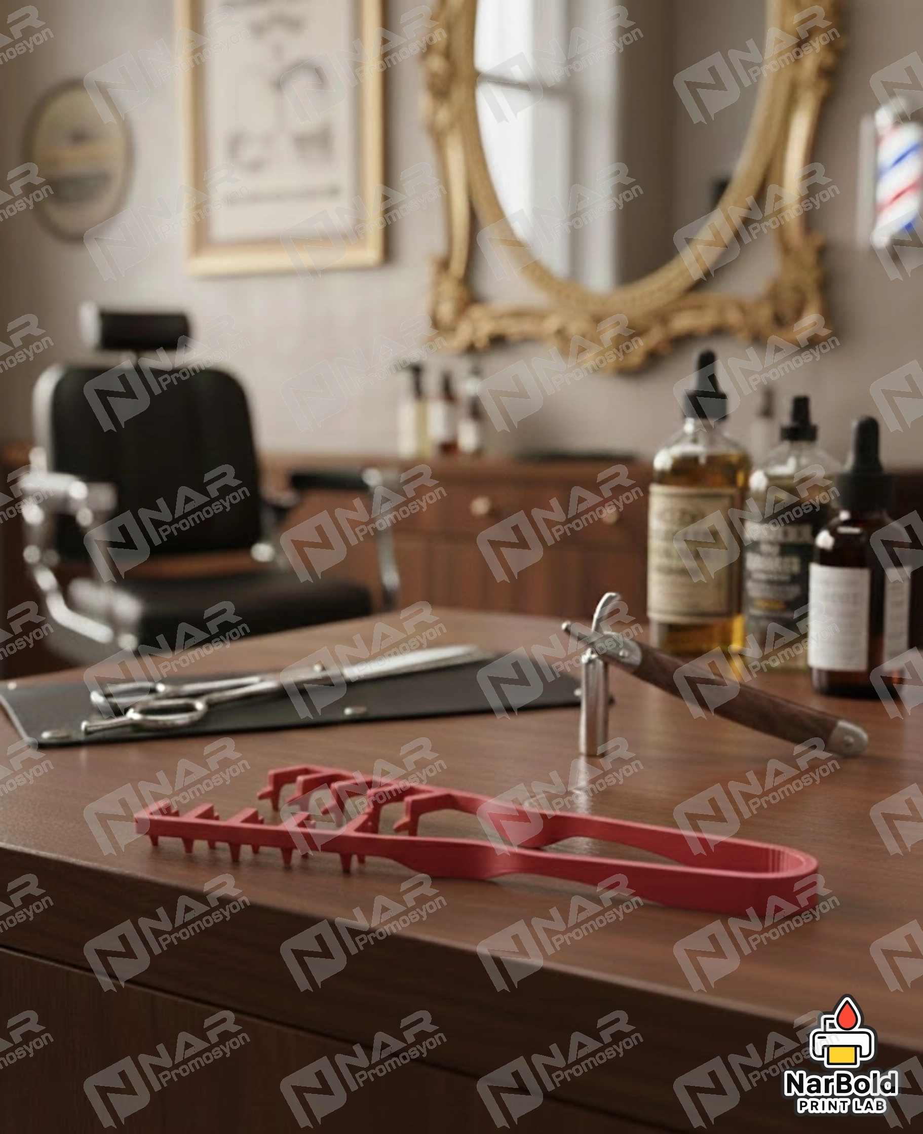 Mucizevi French Crop Düz Saç Şekillendirme Tarağı - Nar Pro