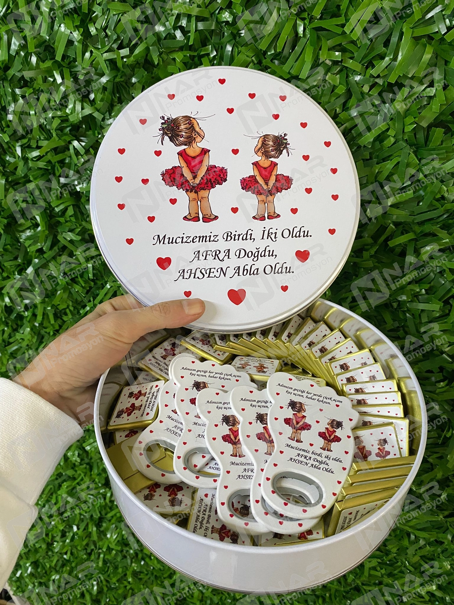 Metal Kutulu Baskılı Çikolata