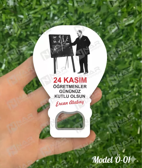Öğretmenler Günü Hediyesi Balon Açacak Magnet 