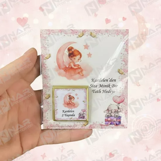 Kartlı Çikolata Baskılı Çikolata