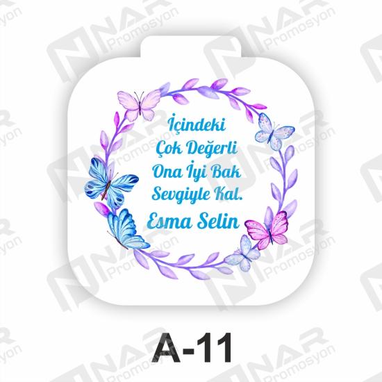 Baskılı Cep Aynası - Özel Gün Sünnet, Nişan, Söz, Kına, Mevlid Hediyelik