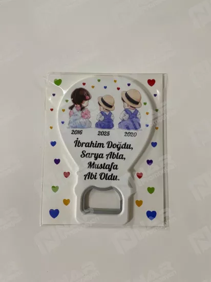 Doğum Günü Açacak Magnet - Özel Gün Sünnet, Nişan, Söz, Kına, Mevlid Hediyelik Magnetler
