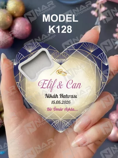 Doğum Günü Kalp Açacak Magnet | Bebek, Sünnet, Söz, Nişan, Düğün Hediyelik Magnet