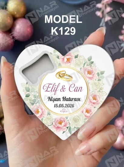 Doğum Günü Kalp Açacak Magnet | Bebek, Sünnet, Söz, Nişan, Düğün Hediyelik Magnet