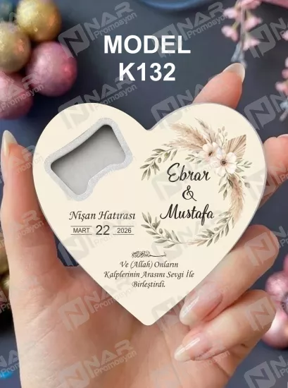 Doğum Günü Kalp Açacak Magnet | Bebek, Sünnet, Söz, Nişan, Düğün Hediyelik Magnet