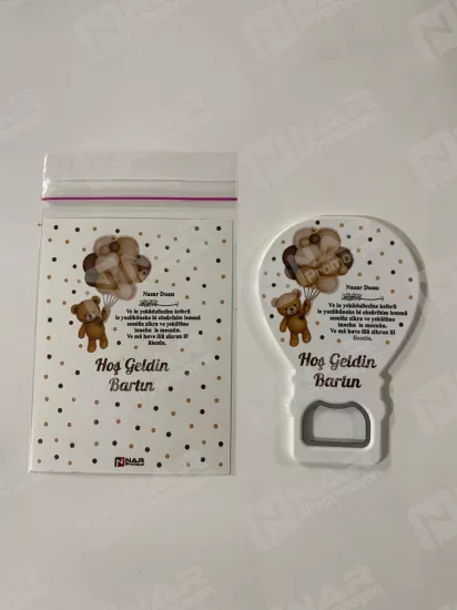 Doğum Günü Açacak Magnet - Özel Gün Sünnet, Nişan, Söz, Kına, Mevlid Hediyelik Magnetler