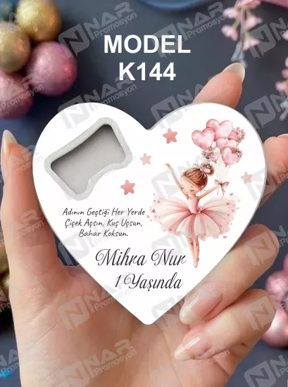 Doğum Günü Kalp Açacak Magnet | Bebek, Sünnet, Söz, Nişan, Düğün Hediyelik Magnet