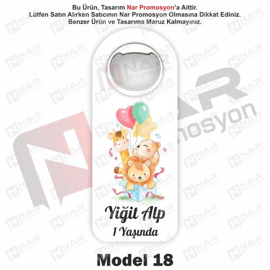 Doğum Günü Dik Açacak Magnet - Özel Gün Sünnet, Nişan, Söz, Kına, Mevlid Hediyelik Magnetler