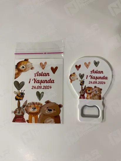 Doğum Günü Açacak Magnet - Özel Gün Sünnet, Nişan, Söz, Kına, Mevlid Hediyelik Magnetler