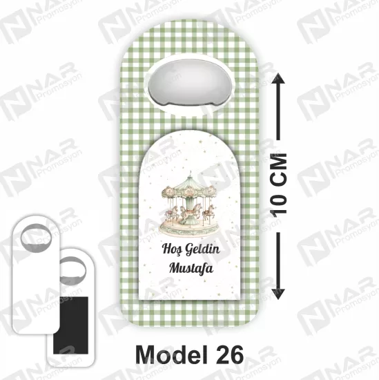 Doğum Günü Dik Açacak Magnet - Özel Gün Sünnet, Nişan, Söz, Kına, Mevlid Hediyelik Magnetler