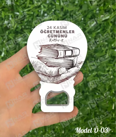 Öğretmenler Günü Hediyesi Balon Açacak Magnet 