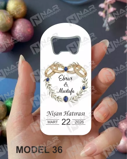 Doğum Günü Dik Açacak Magnet - Özel Gün Sünnet, Nişan, Söz, Kına, Mevlid Hediyelik Magnetler