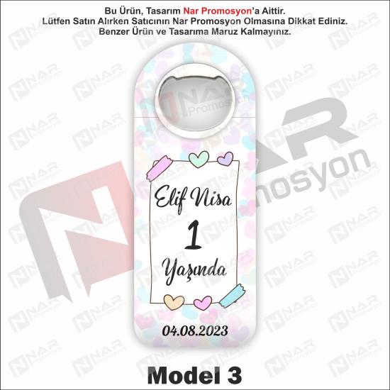 Doğum Günü Dik Açacak Magnet - Özel Gün Sünnet, Nişan, Söz, Kına, Mevlid Hediyelik Magnetler