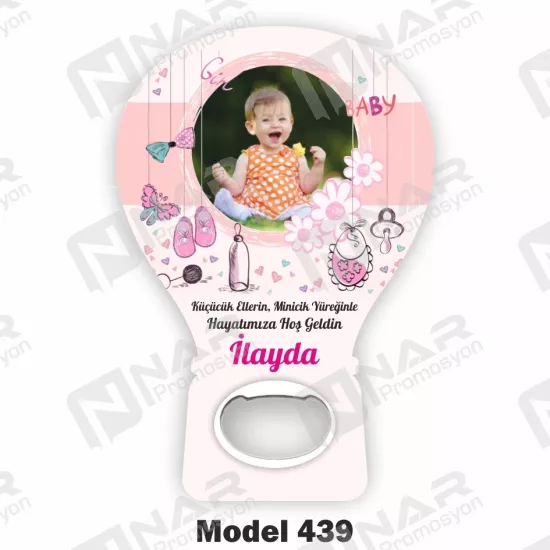 Resimli Balon Açacak Magnet  - Özel Gün Sünnet, Nişan, Söz, Kına, Mevlid Hediyelik Magnetler