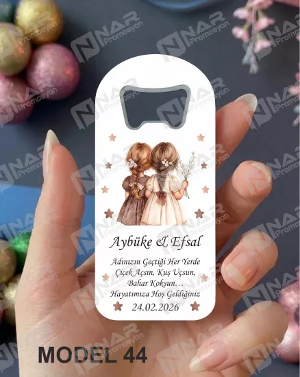 Doğum Günü Dik, Uzun Açacak Magnet | Bebek, Sünnet, Söz, Nişan, Düğün Hediyelik Magnet