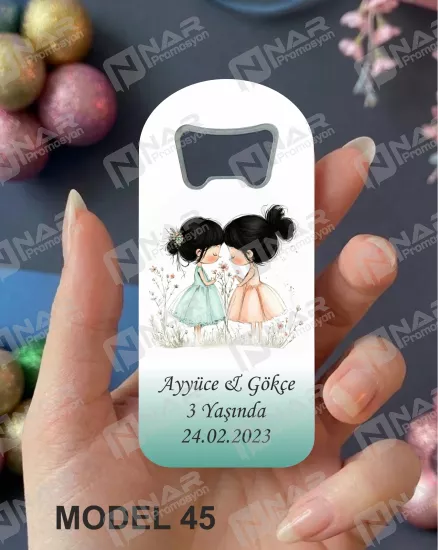 Doğum Günü Dik, Uzun Açacak Magnet | Bebek, Sünnet, Söz, Nişan, Düğün Hediyelik Magnet