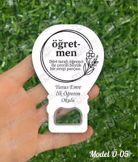 Öğretmenler Günü Hediyesi Balon Açacak Magnet 