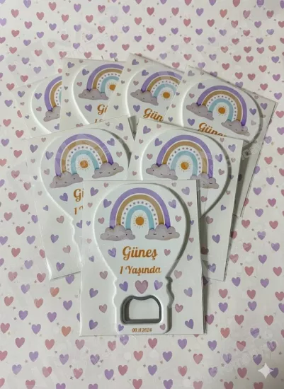 Doğum Günü Açacak Magnet - Özel Gün Sünnet, Nişan, Söz, Kına, Mevlid Hediyelik Magnetler