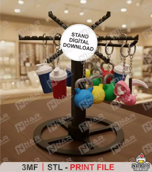 Anahtarlık Standı 50’li