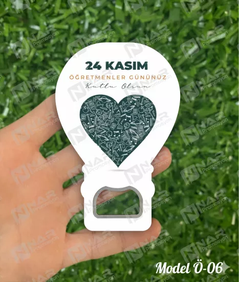 Öğretmenler Günü Hediyesi Balon Açacak Magnet 