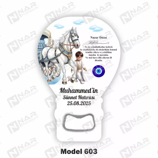Doğum Günü Açacak Magnet - Özel Gün Sünnet, Nişan, Söz, Kına, Mevlid Hediyelik Magnetler