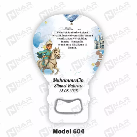 Doğum Günü Açacak Magnet - Özel Gün Sünnet, Nişan, Söz, Kına, Mevlid Hediyelik Magnetler