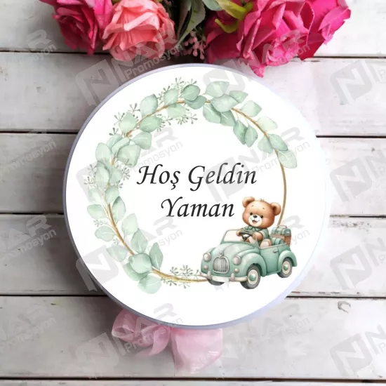 Metal Kutulu Baskılı Madlen Çikolata