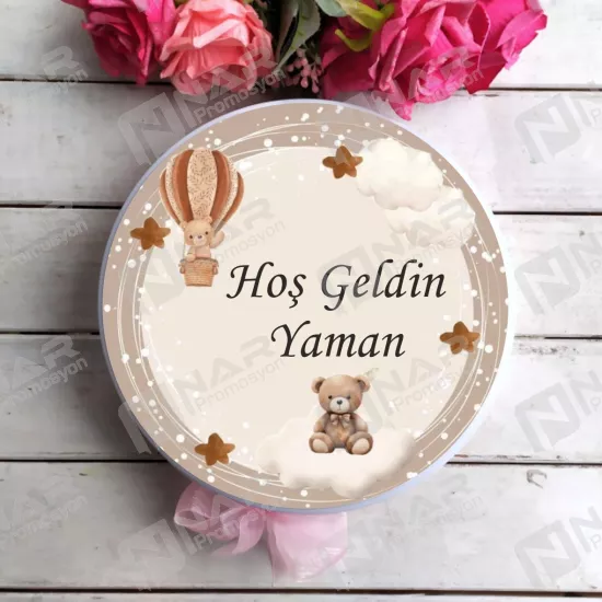 Metal Kutulu Baskılı Madlen Çikolata