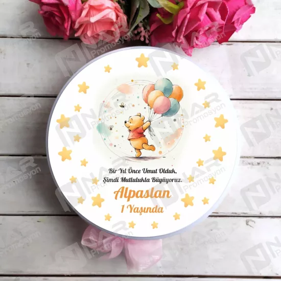 Metal Kutulu Baskılı Madlen Çikolata