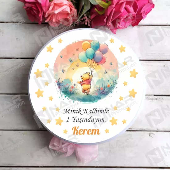 Metal Kutulu Baskılı Madlen Çikolata