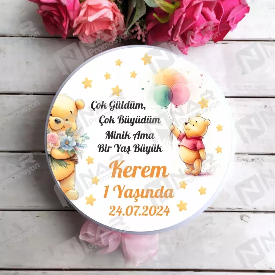 Metal Kutulu Baskılı Madlen Çikolata