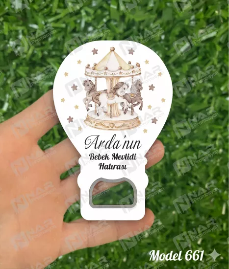 Doğum Günü Açacak Magnet - Özel Gün Sünnet, Nişan, Söz, Kına, Mevlid Hediyelik Magnetler