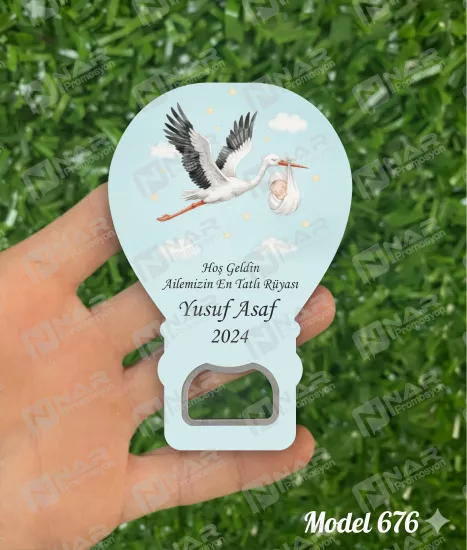 Doğum Günü Açacak Magnet - Özel Gün Sünnet, Nişan, Söz, Kına, Mevlid Hediyelik Magnetler