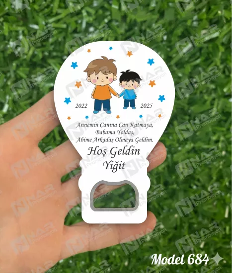 Doğum Günü Açacak Magnet - Özel Gün Sünnet, Nişan, Söz, Kına, Mevlid Hediyelik Magnetler