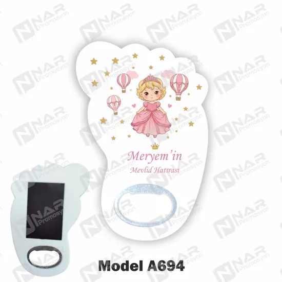 Doğum Günü Ayak Açacak Magnet - Özel Gün Sünnet, Nişan, Söz, Kına, Mevlid Hediyelik Magnetler