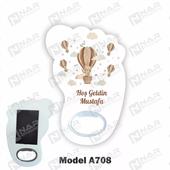 Doğum Günü Ayak Açacak Magnet - Özel Gün Sünnet, Nişan, Söz, Kına, Mevlid Hediyelik Magnetler